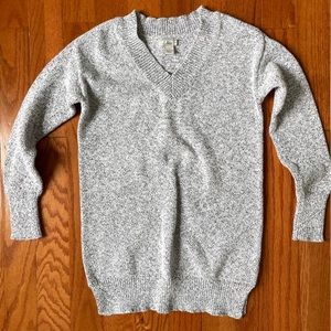Bass Grey/White Oversized Sweater